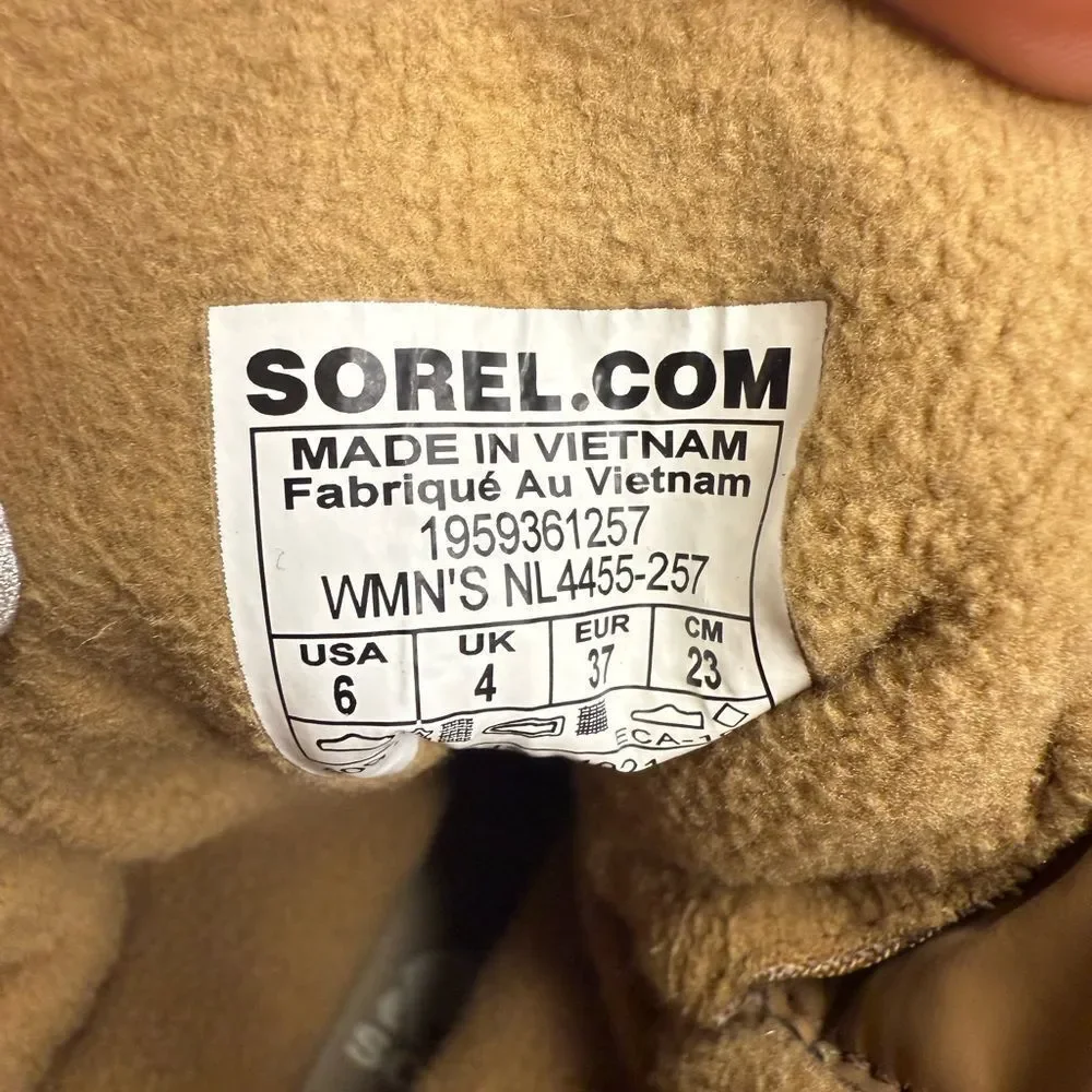 Sorel Explorer II JOAN Cozy Fleece-Lined Boots size 6